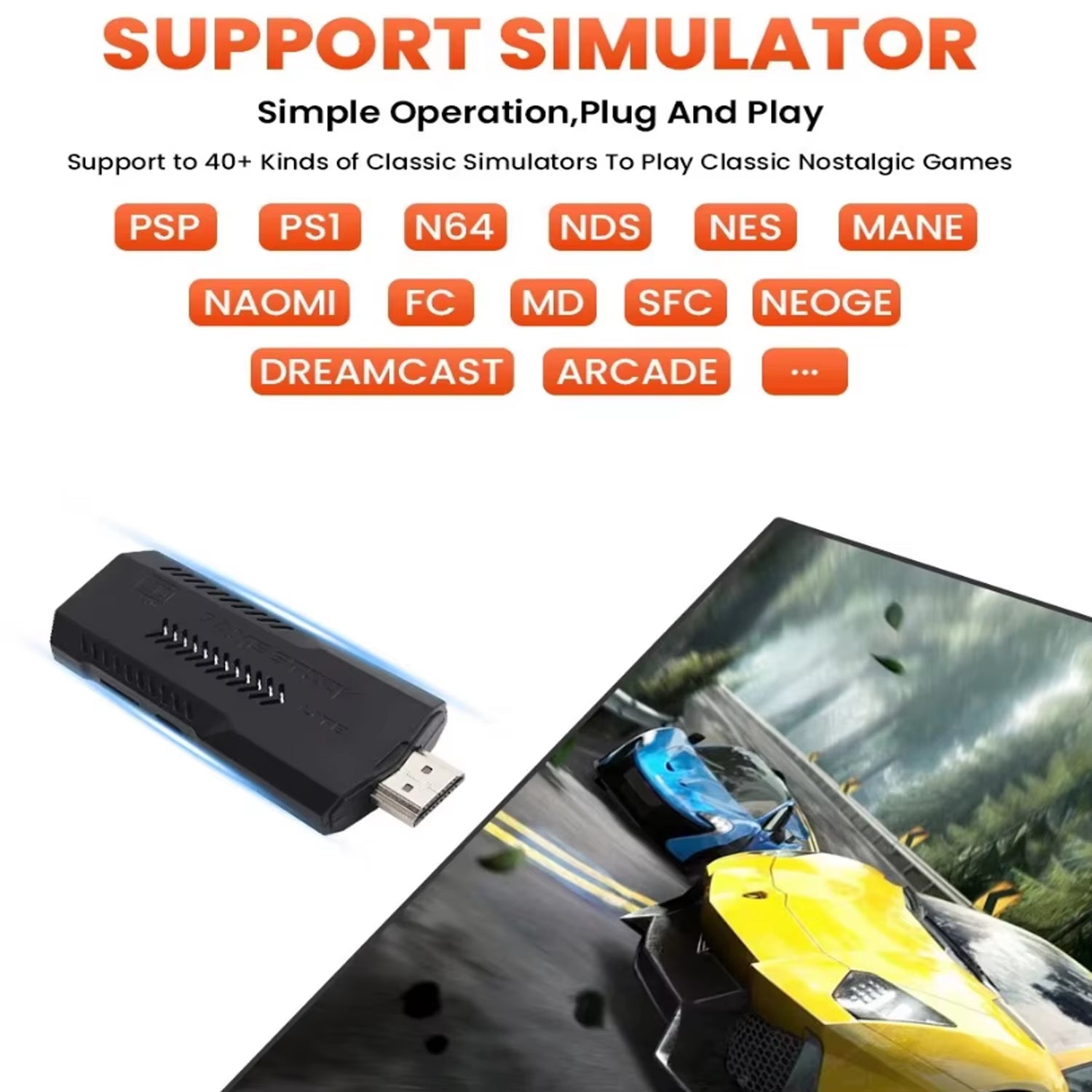 X2 plus GD10 256G 58000 Game 4K Video Game Console Game Player 3D HD Retro Wireless Controller TV 50 Emulator for Kids Gifts