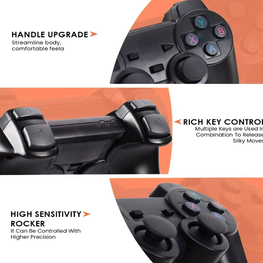 X2 plus GD10 256G 58000 Game 4K Video Game Console Game Player 3D HD Retro Wireless Controller TV 50 Emulator for Kids Gifts