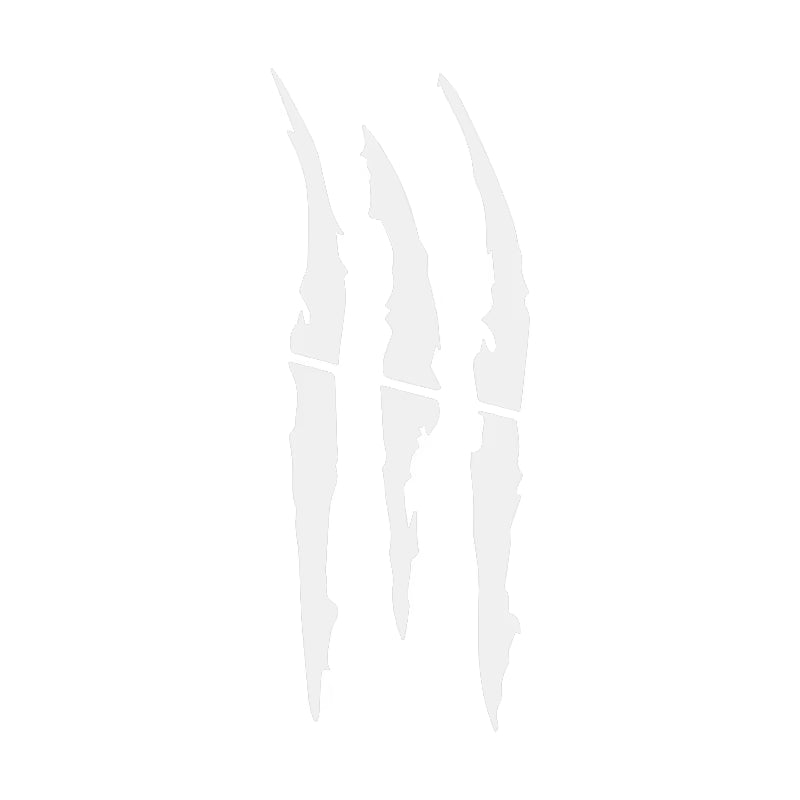 Motorcycle Car Sticker Universal Monster Claw Scratched Stripe Decal Marker Reflective Waterproof Moto Decoration Accessories